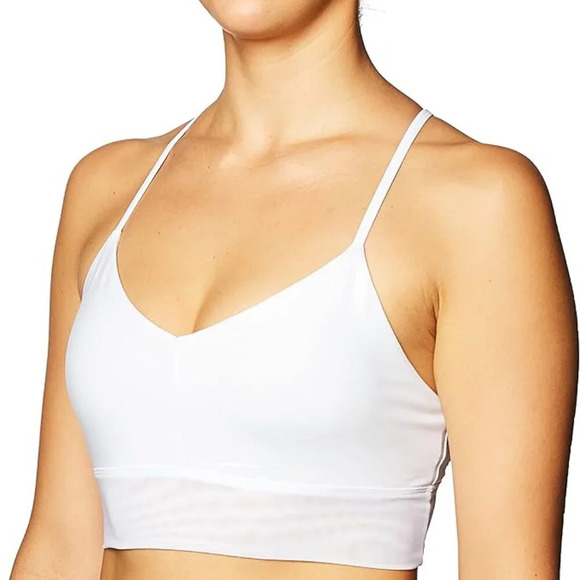 ALO Yoga Lavish Bra White Size L NWOT - Picture 7 of 8